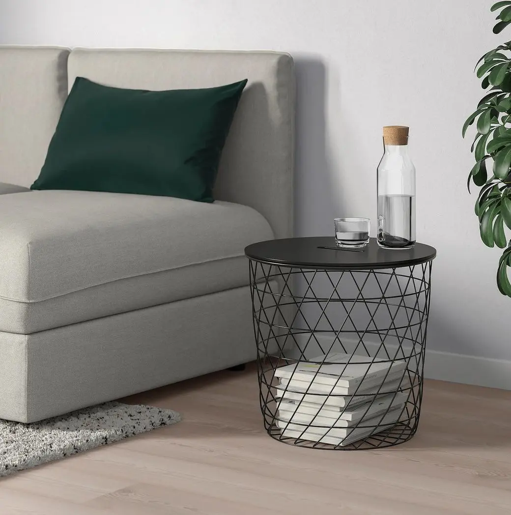 Журнальный столик Ikea Kvistbro 44см (Черный)
