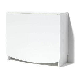 Masa-tumba Fabrik Home Helicopter rotunjit (Ash White) Thumb