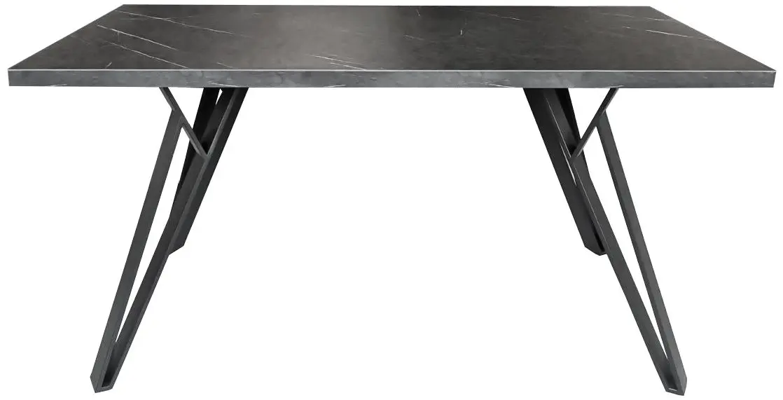 Стол DP Tokyo 150x80cm (Black Marble/Black)