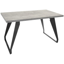 Стол DP Town 150x80cm (Concrete Gray/Black) Thumb