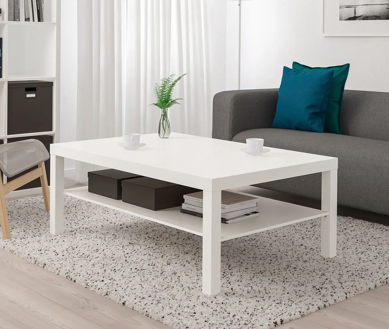 Masă de cafea Ikea Lack 118x78 (Alb)