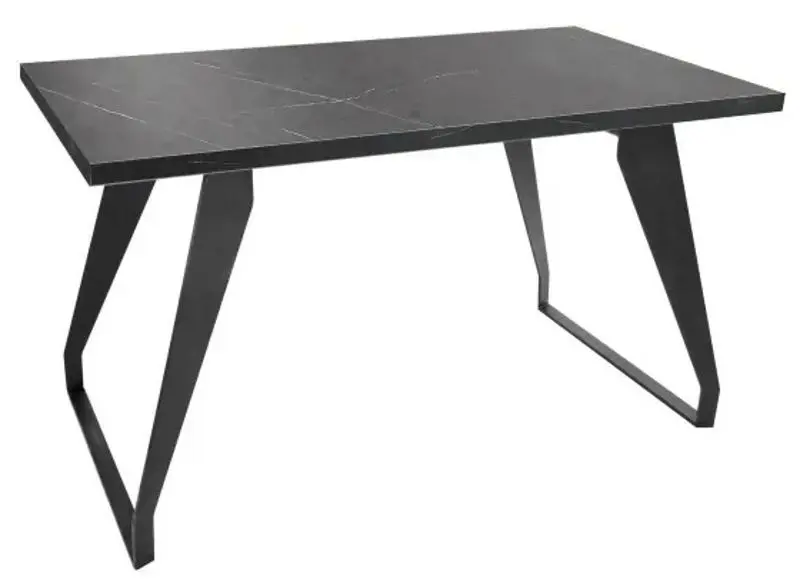 Masa DP Town 180x90cm (Black Marble/Black)