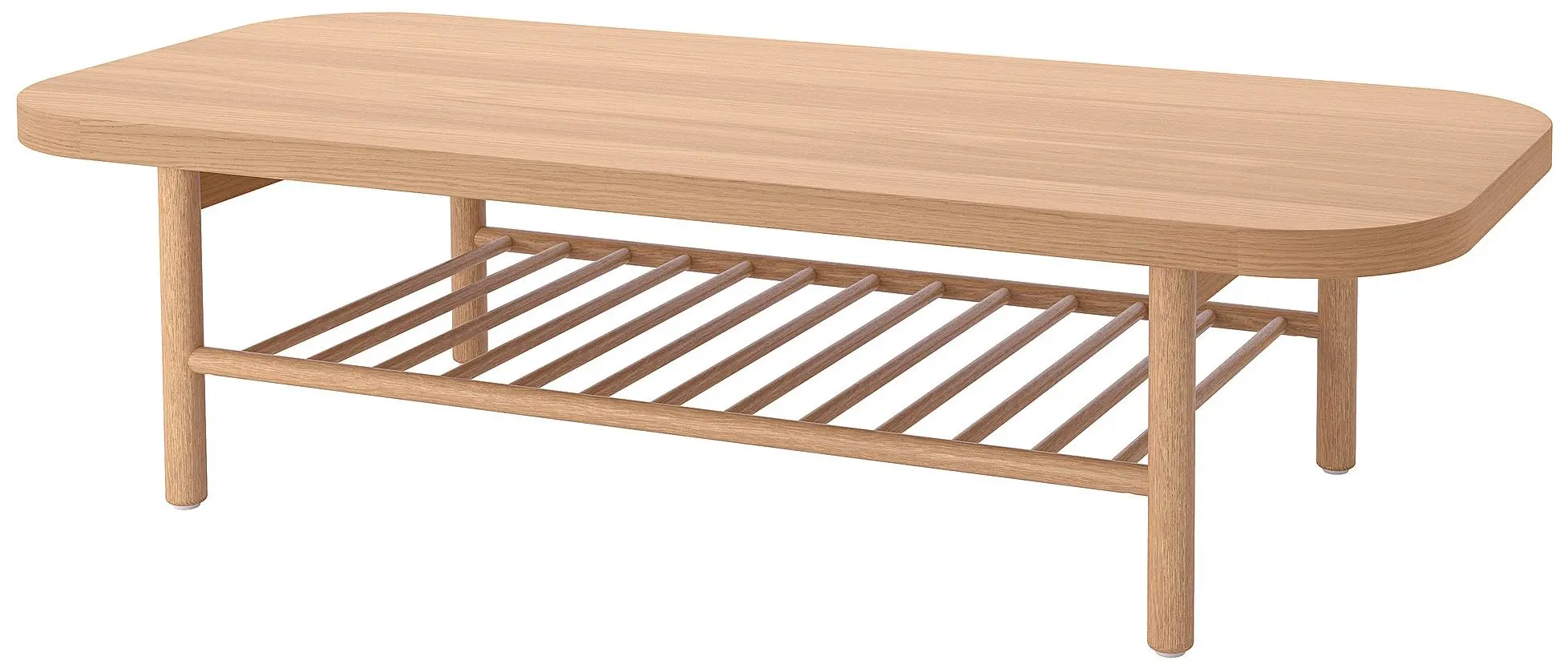 Masuta de cafea Ikea Listerby 140x60 (Furnir stejar)