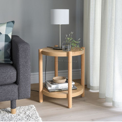 Masuta de cafea Ikea Listerby 50cm (Furnir stejar)
