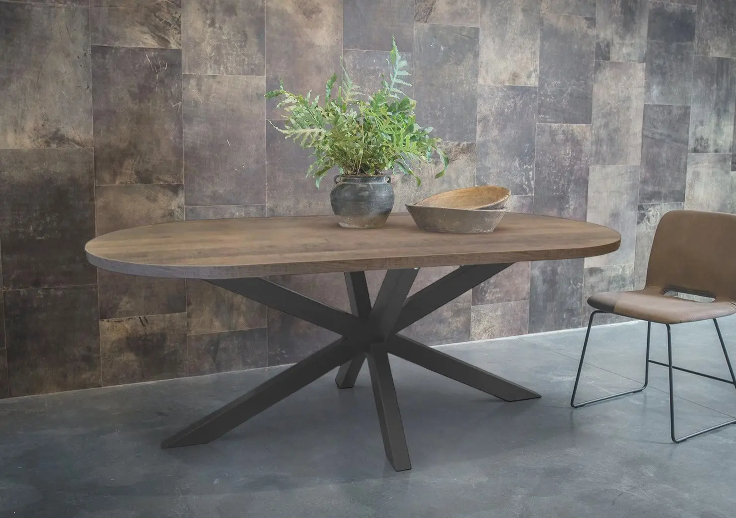 Стол DP Omega 240x90cm (Brown/Black)