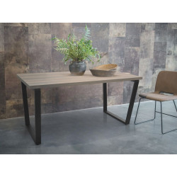 Masa DP Cleopatra ULM 150x80cm (Natural/Black)