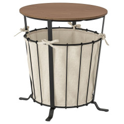 Masa pentru reviste Ikea Angesbyn 43cm (Negru/Pin maro deschis) Thumb