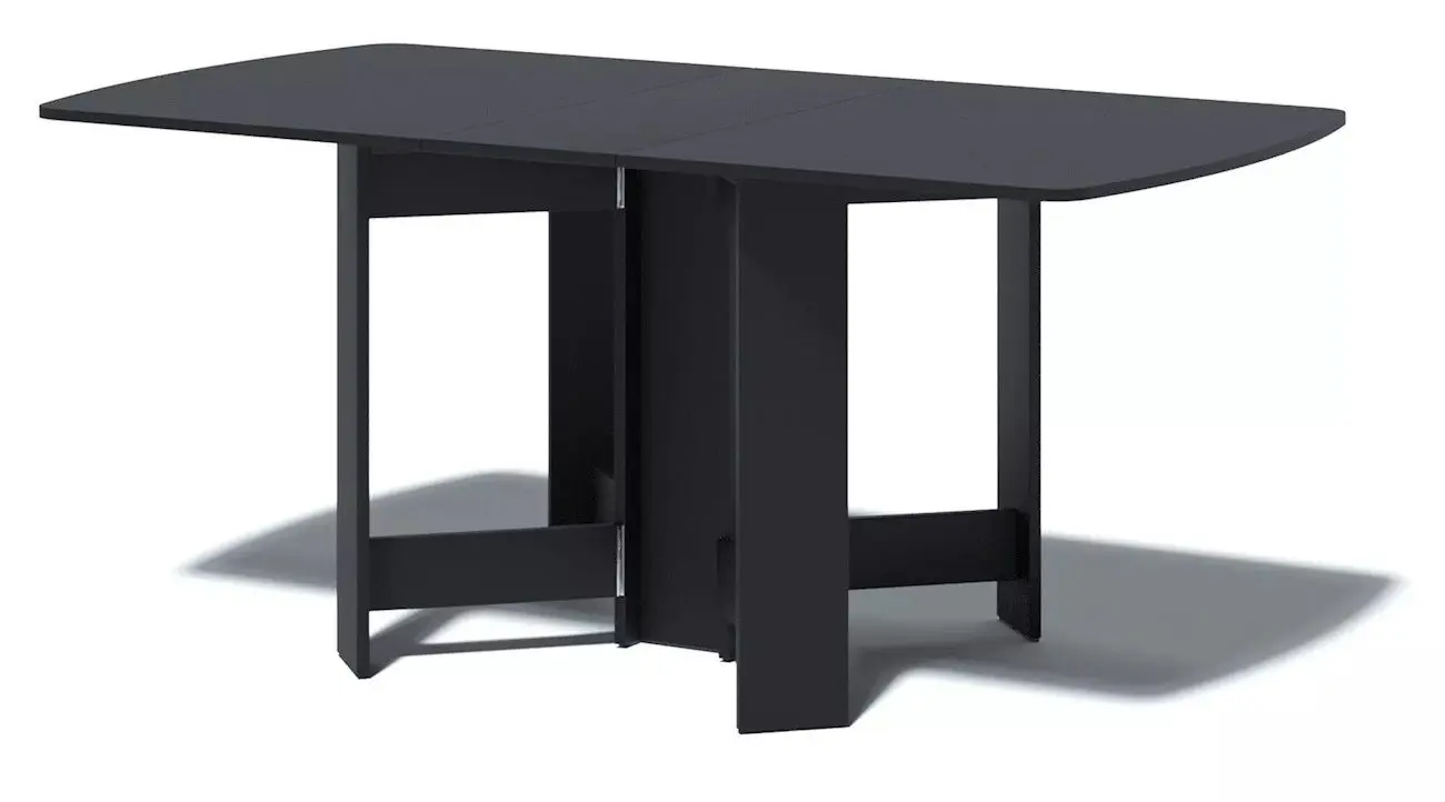 Masa-tumba Fabrik Home Helicopter rotunjit (Ash Black)