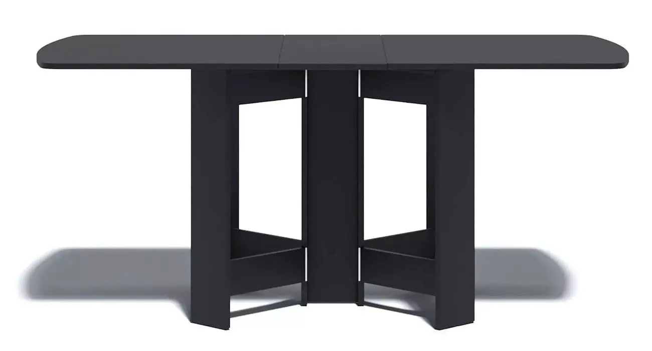 Masa-tumba Fabrik Home Helicopter rotunjit (Ash Black)