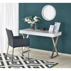 Стол письменный Halmar B31 (White/Chrome)