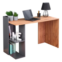 Masa de birou Halmar Fino (Wotan Oak/Anthracite) Thumb