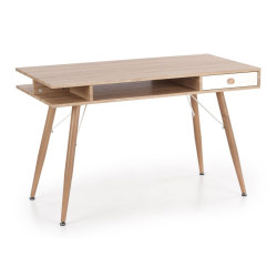 Masa de birou Halmar B34 (Sonoma Oak/White) Thumb