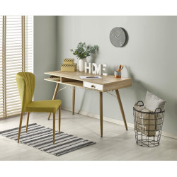 Masa de birou Halmar B34 (Sonoma Oak/White)