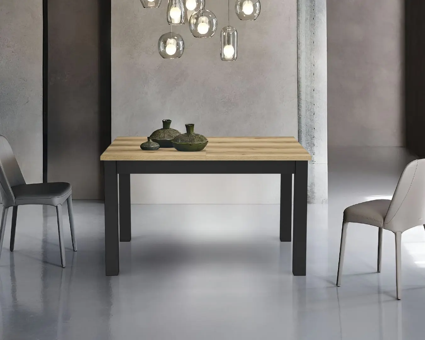 Стол раскладной Helvetia Olin №92 (Grand Oak/Black)