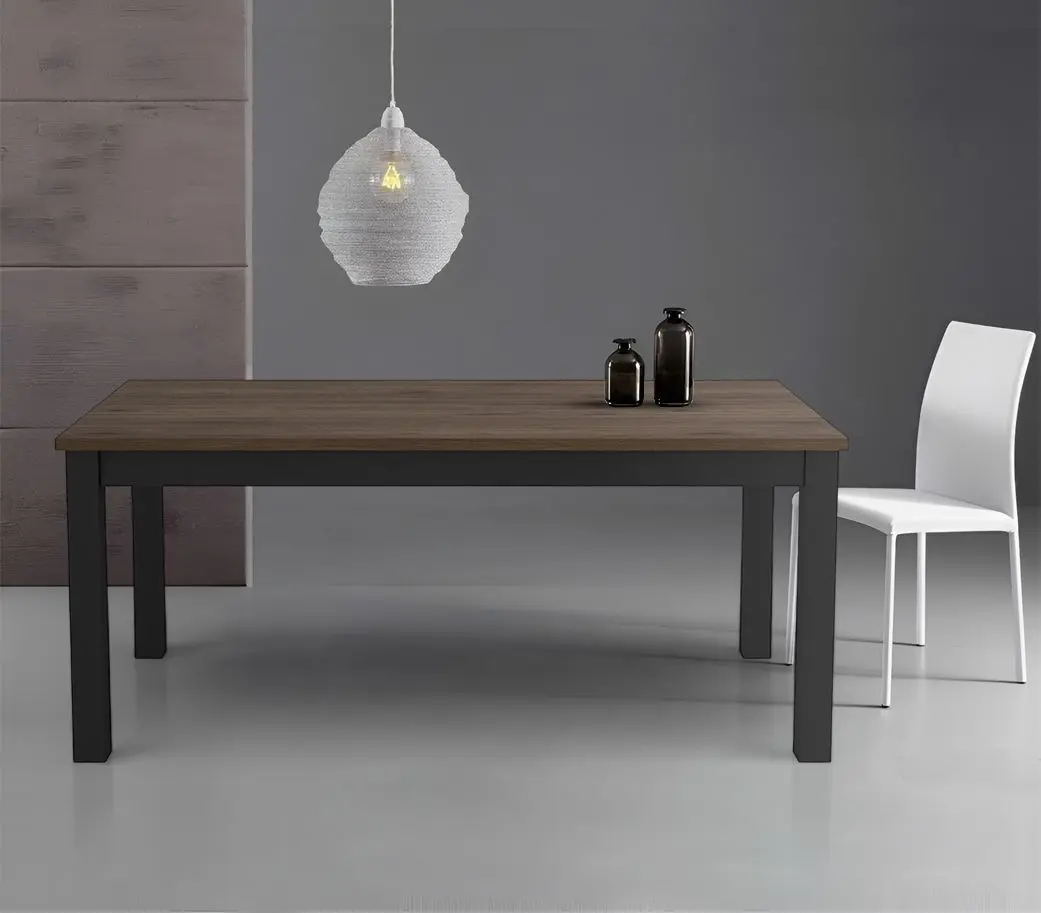 Стол Helvetia Olin №94 (Okapi Walnut/Black)