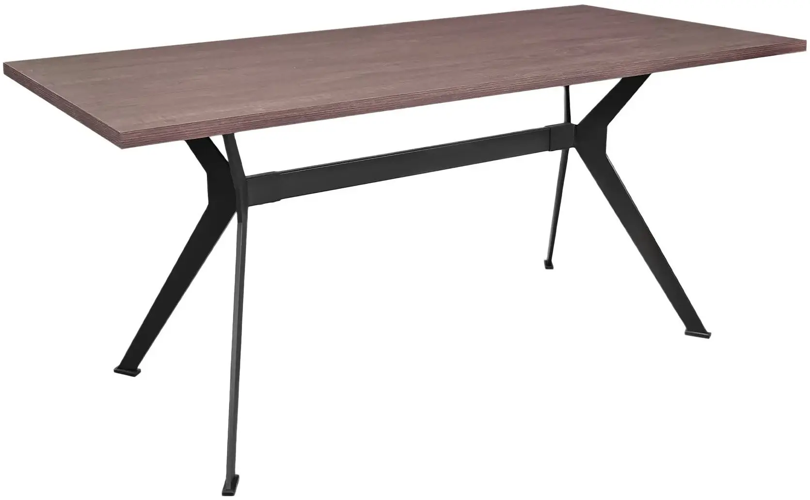 Стол DP Mira 170x80cm (Black/Brown) - 2