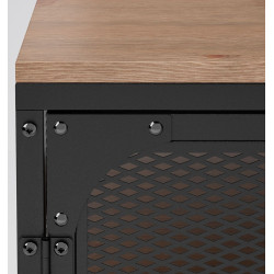 Tumba pentru TV Ikea Fjallbo 100x36x54 (Negru) Thumb