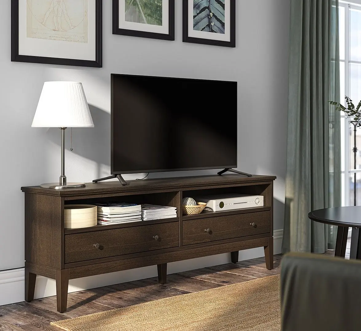 Tumba pentru TV Ikea Idanas 162x40x63 (Maro Inchis)