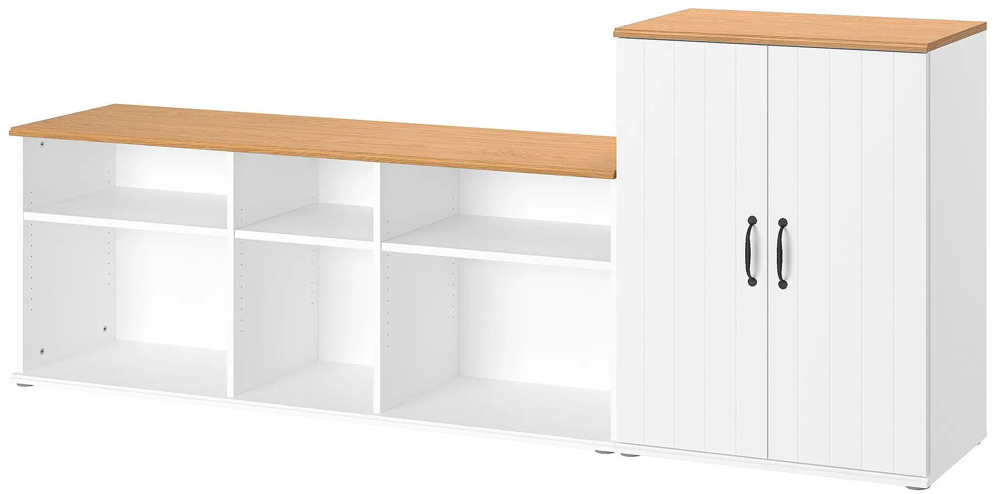 Tumba pentru TV Ikea Skruvby 226x38x90 (Alb)