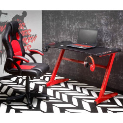 Masa de joc Halmar B49 (Black/Red)