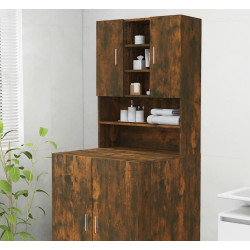 Dulap suprapus VidaXL 815945 (Smoked Oak)