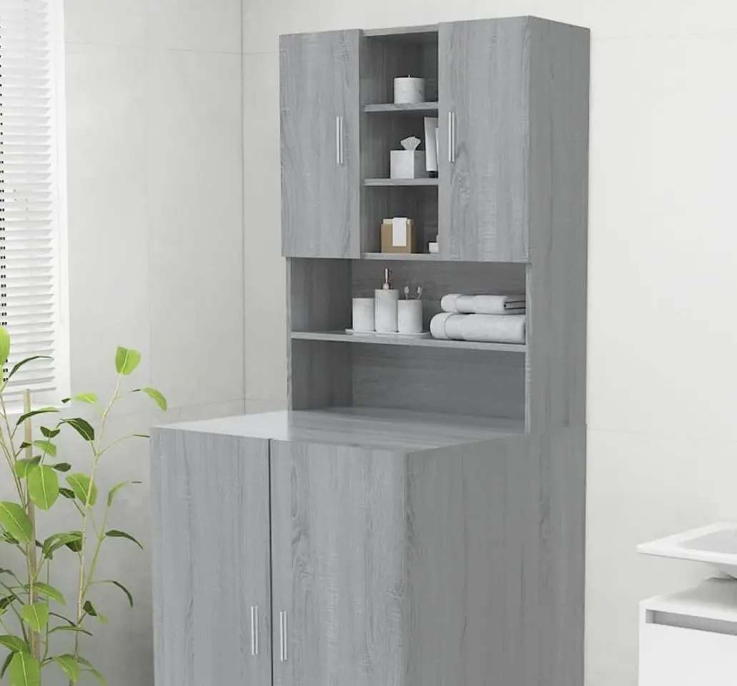 Dulap suprapus VidaXL 815946 (Grey Sonoma)