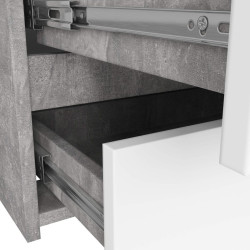 Comoda Akord CL 100 6S (Concrete/White) Thumb