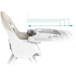 Scaun pentru hranire 3in1 RicoKids Milo (Grey) Thumb