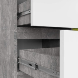 Tumba Akord K80 Jerry 1 3S (Concrete/White) Thumb