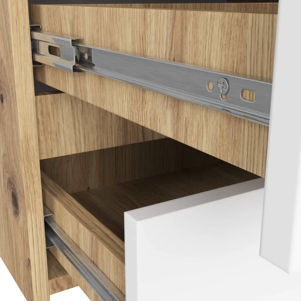 Comoda Akord CL 100 6S (Artisan Oak/White)