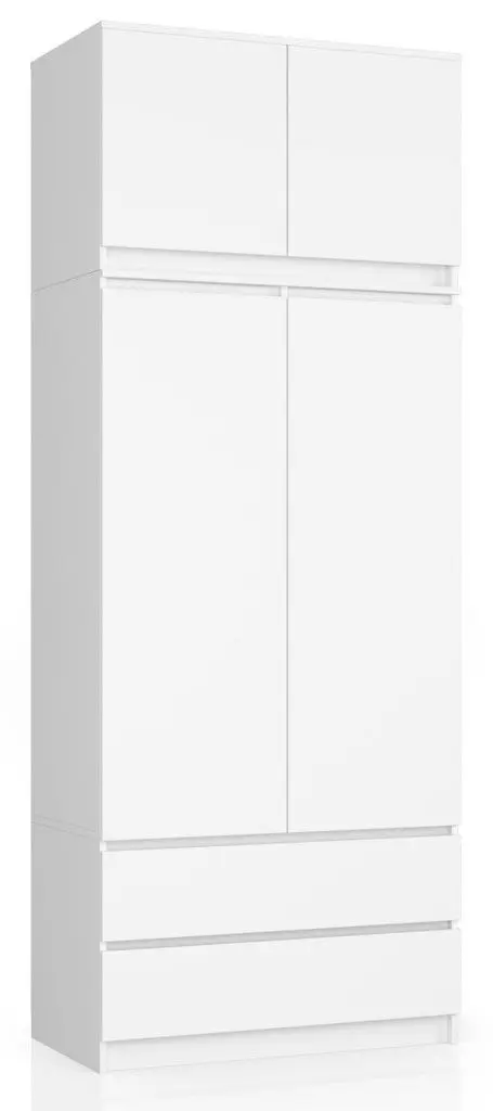 Dulap cu mezanin Akord S90 2D2SZ (White)