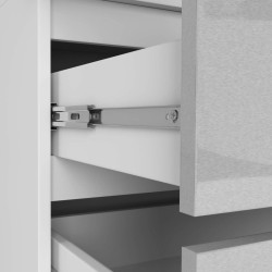 Шкаф с антресолью Akord S90 2D2SZ (White/Metallic Gloss) Thumb