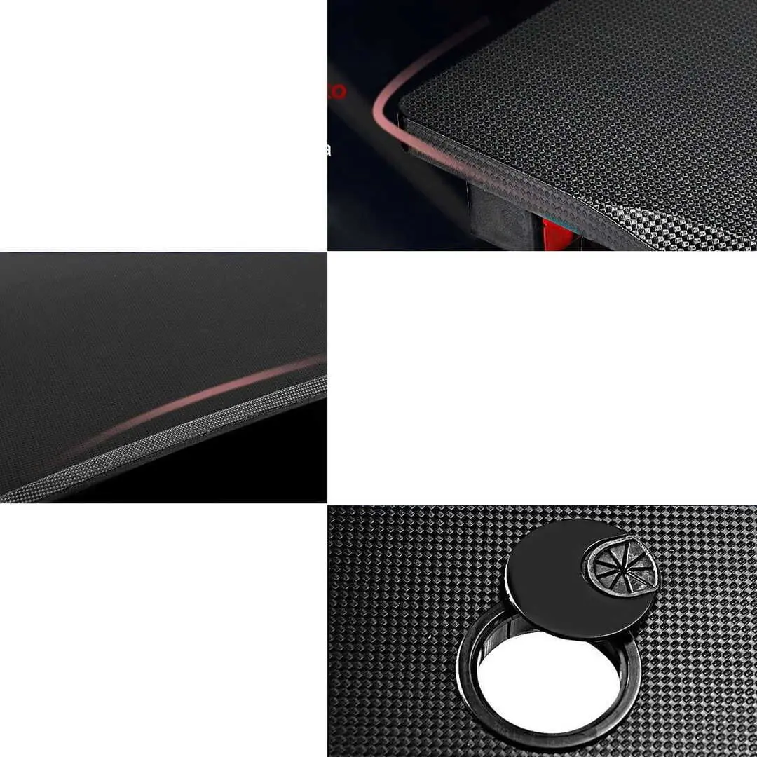 Masa de calculator pentru jocuri Costway HW61561 (Black/Red)