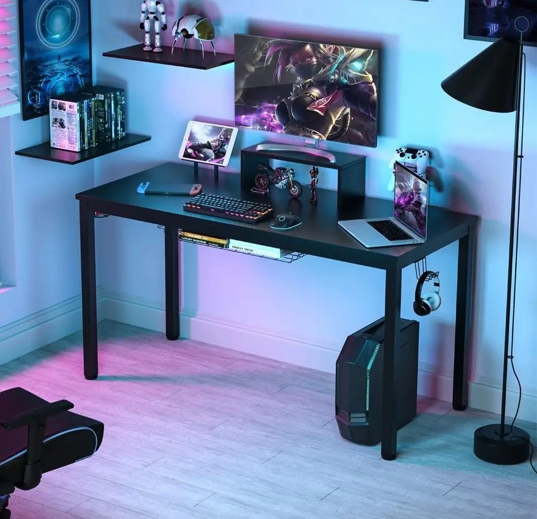 Masa de calculator gaming Costway HW63510 (Black)