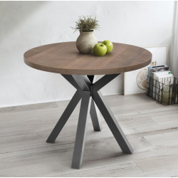 Стол DP Kleo 90 (Brown/Black)