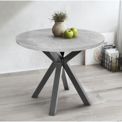 Стол DP Kleo (Concrete Gray/Black)