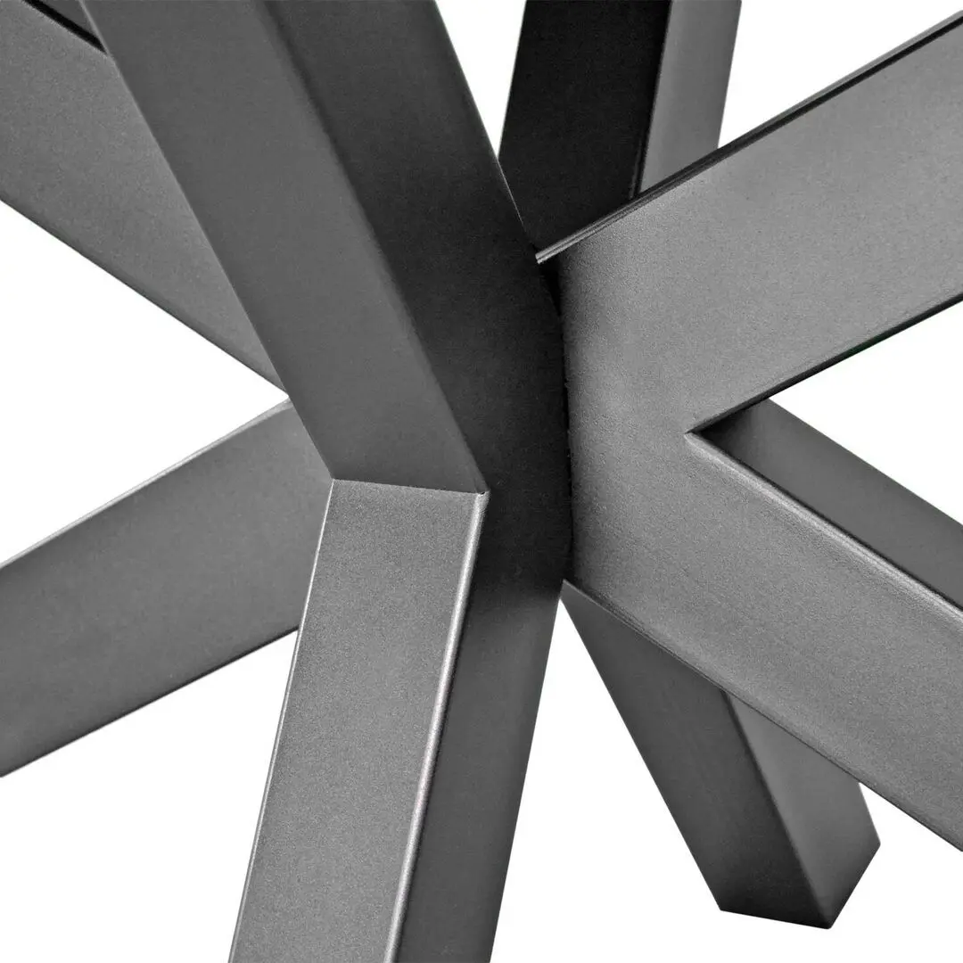 Стол DP Vesta 150x80cm (Grey/Black)