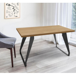 Стол DP Town Egger 135x75cm (Brown/Black)