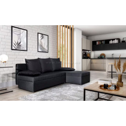 Canapea de colt Eltap Gino Sawana 14 (Black)