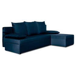 Canapea de colt Eltap Gino Nube 40 (Blue) Thumb