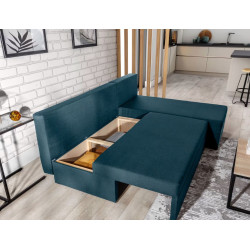 Canapea de colt Eltap Gino Nube 40 (Blue) Thumb