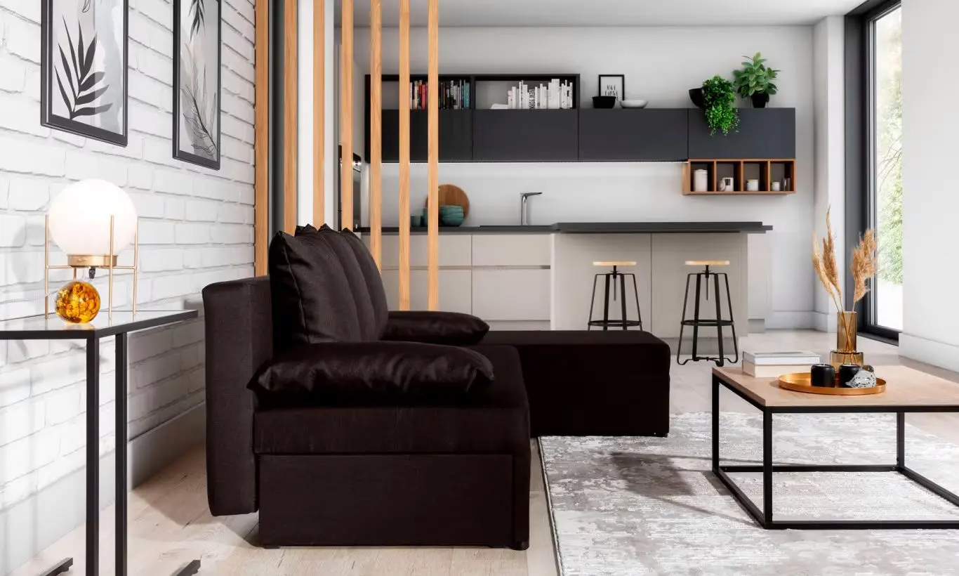 Canapea de colt Eltap Gino Sawana 26 (Brown)