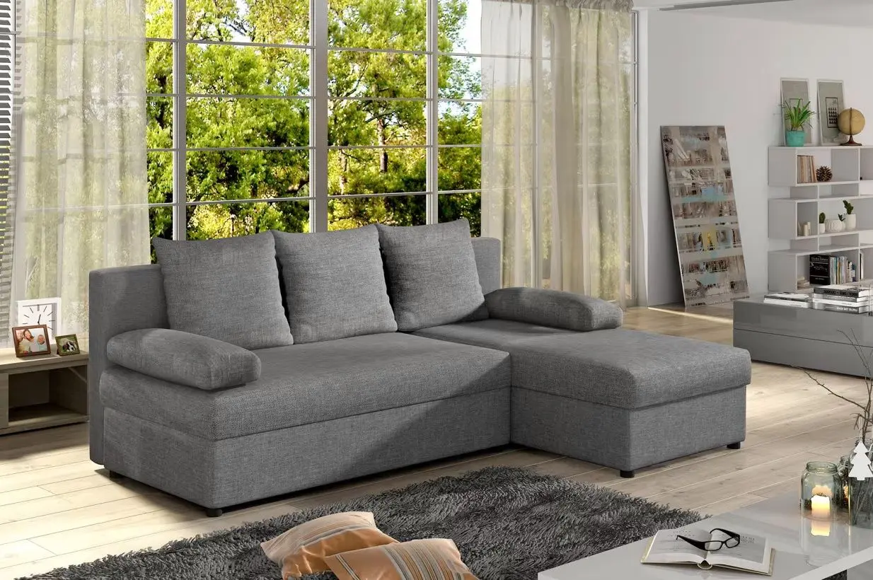 Canapea de colt Eltap Gino Sawana 21 (Gray)