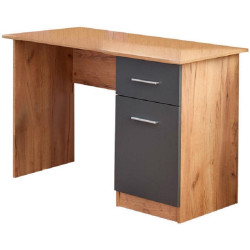 Стол письменный Halmar Elmo (Anthracite Matt/Wotan Oak) Thumb