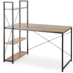 Письменный стол Halmar Narvik B1 (Sonoma Oak/Black) Thumb