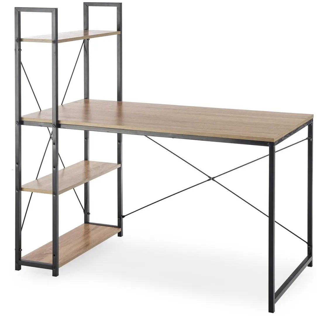 Письменный стол Halmar Narvik B1 (Sonoma Oak/Black)