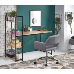 Письменный стол Halmar Narvik B1 (Sonoma Oak/Black)