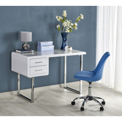Стол письменный Halmar B30 (White/Chrome)