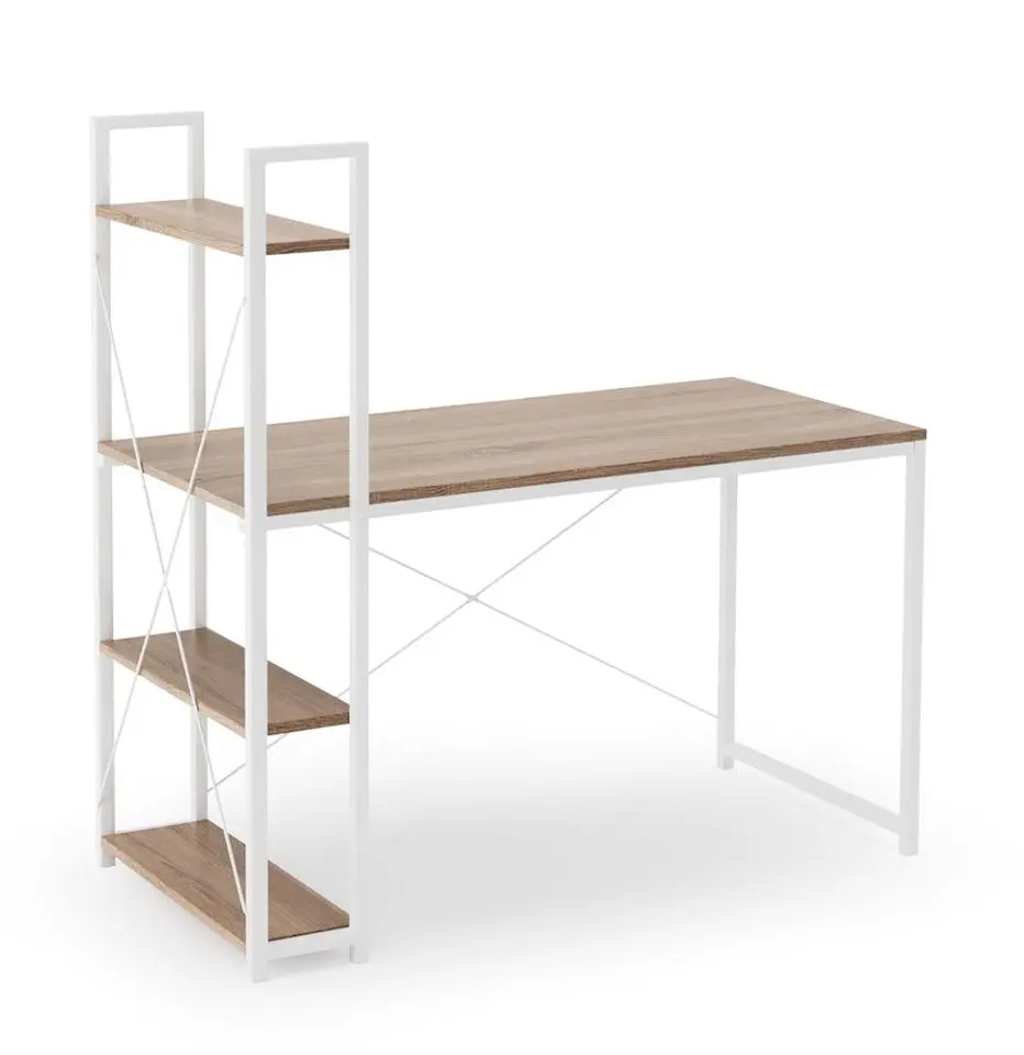 Письменный стол Halmar Narvik B1 (White/Sonoma Oak)