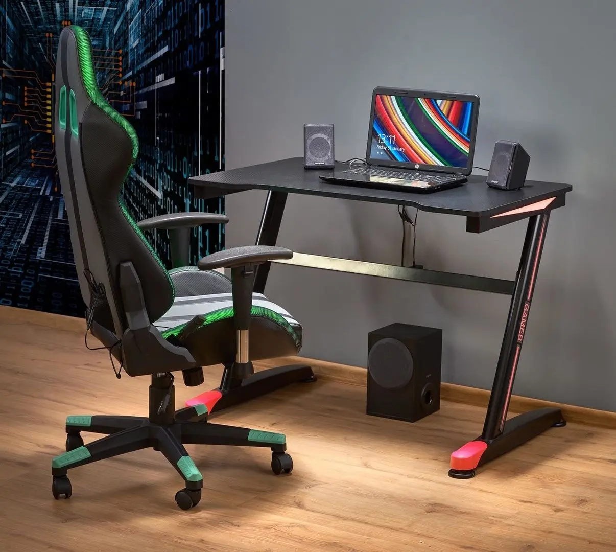 Masa de joc Halmar B40 (Black)